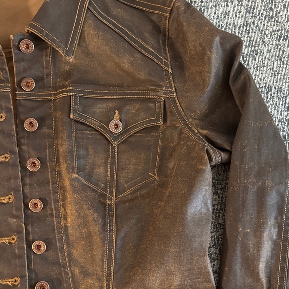 Agave Denim Western Style Jacket - Picture 2 of 4